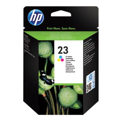 Hp 23 Ink Cartridge, Tri-Colour Single Pack, C1823DE Hp 23 Ink Cartridge, Tri-Colour Single Pack, C1823DE